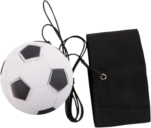 Hehglng Fußball-Handgelenk-Ball, Sportbälle an einer Saite, Fußball-Rückprallball aus Gummi für Jungen und Mädchen, Partygeschenk, Training oder Spielen, Sport-Set, Basketball (4,8 cm) von Hehglng