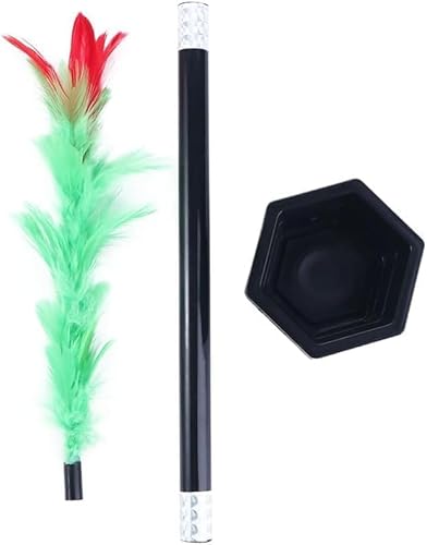 Hehglng Stick to Rose Zaubertricks Zauberstab zum Blühen Einfache Zaubertricks Lustige Spielzeuge Show Performance Prop für Erwachsene Jugendliche Magier Zubehör Magic Kits und Zubehör von Hehglng