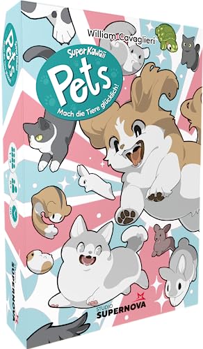 HeidelBär Games Super Kawaii Pets - Unterhaltsames Kartenspiel mit niedlichen Haustieren - Kinderleichtes Familienspiel mit süßen Tier-Artworks - Deutsch - 1-4 Spieler - Ab 8 Jahren HeidelBär Games Super Kawaii Pets - Unterhaltsames Kartenspiel mit niedlichen Haustieren - Kinderleichtes Familienspiel mit süßen Tier-Artworks - Deutsch - 1-4 Spieler - Ab 8 Jahren von HeidelBär Games