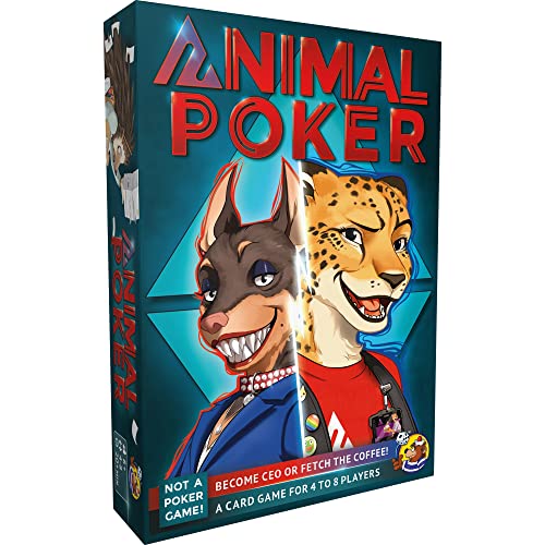 HeidelBär Games Animal Poker Cardgame | 4-8 Players | Age 8+ von HeidelBär Games