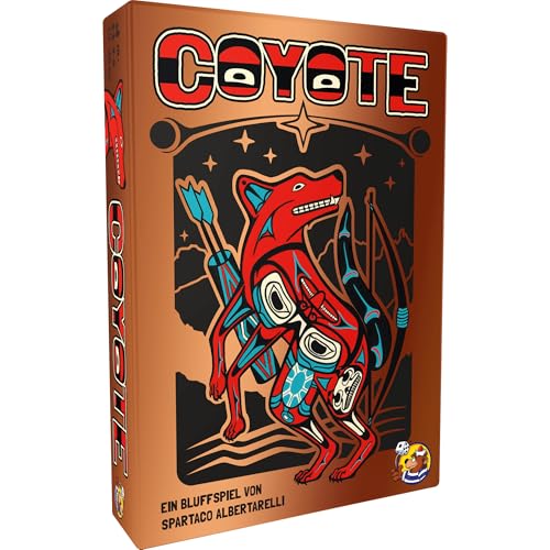 HeidelBÄR Games Coyote - Unterhaltsames Kartenspiel mit Bluffing-Elementen - Einzigartiges Gesellschaftsspiel mit schicken Kartenrückseiten in Metallic-Gold - Deutsch - 3-6 Spieler - Ab 10 Jahren HeidelBÄR Games Coyote - Unterhaltsames Kartenspiel mit Bluffing-Elementen - Einzigartiges Gesellschaftsspiel mit schicken Kartenrückseiten in Metallic-Gold - Deutsch - 3-6 Spieler - Ab 10 Jahren von Heidelberger Spieleverlag