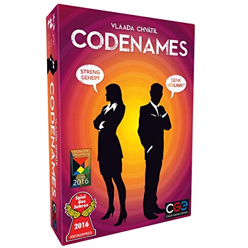 Asmodee Codenames, Spiel des Jahres 2016, Familienspiel, Ratespiel, Deutsch von Czech Games Edition