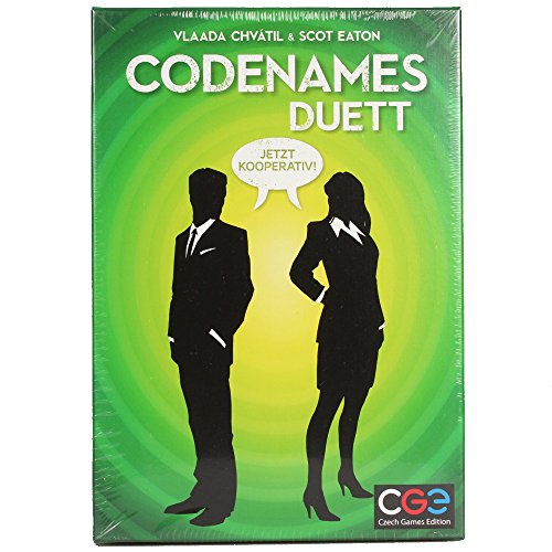 Czech Games Edition CGED0036 Codenames Duett, Familienspiel, deutsch, mehrfarbig, bunt von Czech Games Edition