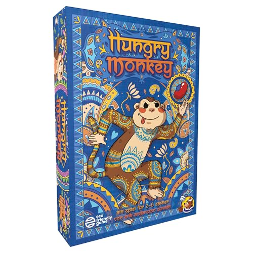 HeidelBär Games Hungry Monkey - Unterhaltsames Kartenspiel mit tierischen Illustrationen - Lustiges Familienspiel für alle Altersgruppen - Deutsch - 2-6 Spieler - Ab 8 Jahren HeidelBär Games Hungry Monkey - Unterhaltsames Kartenspiel mit tierischen Illustrationen - Lustiges Familienspiel für alle Altersgruppen - Deutsch - 2-6 Spieler - Ab 8 Jahren von HeidelBär Games