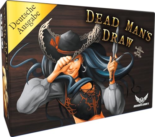ELZNIR GAMES Dead Man's Draw, Piraten-Kartenspiel, Push-Your-Luck Strategie, für 2-4 Spieler, Familienspiel, ab 13 Jahren, 10-15 Min Spielzeit, Piraten-Thema, taktisches Sammelspiel, schnell von ELZNIR GAMES