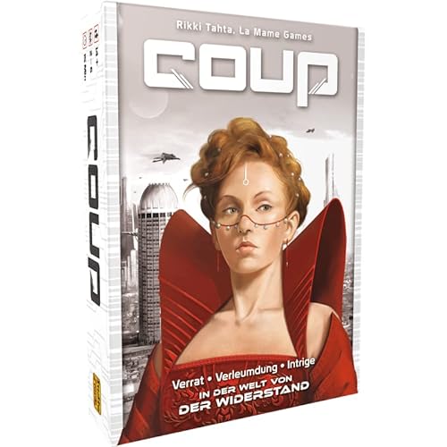 ELZNIR GAMES Coup Deutsch | Bluff-Kartenspiel | Für 2-6 Personen | ab 13 Jahren ELZNIR GAMES Coup Deutsch | Bluff-Kartenspiel | Für 2-6 Personen | ab 13 Jahren von Heidelberger Spieleverlag