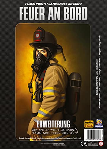 Heidelberger Spieleverlag Flash Point:Flammendes Inferno:Feuer an Bord | Indie Boards & Cards | Deutsch | Erweiterung | Frachtschiff & U-Boot von Heidelberger Spieleverlag