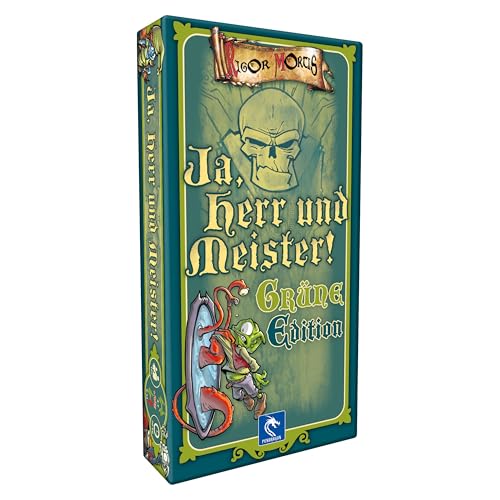 Pendragon Games Ja, Herr und Meister! Grüne Edition - Kommunikatives Brettspiel im Fantasy-Setting - Humorvolles Partyspiel zum Improvisieren - Deutsch - 4-7 Spieler - Ab 12 Jahren Pendragon Games Ja, Herr und Meister! Grüne Edition - Kommunikatives Brettspiel im Fantasy-Setting - Humorvolles Partyspiel zum Improvisieren - Deutsch - 4-7 Spieler - Ab 12 Jahren von Heidelberger Spieleverlag