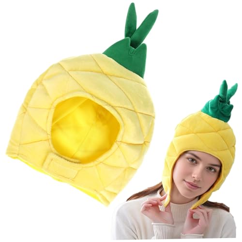 Ananashut realistisch 14x10 Plüschfruchtmütze mit Befestigungsband Baumwollgefüllte einzigartige und entzückende Kappe für Karneval, Halloween -Kostüm, Cosplay -Party Ananashut realistisch 14x10 Plüschfruchtmütze mit Befestigungsband Baumwollgefüllte einzigartige und entzückende Kappe für Karneval, Halloween -Kostüm, Cosplay -Party von Heidouse