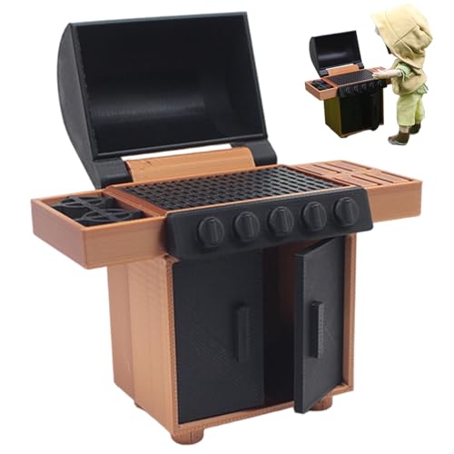 Dollhouse Miniaturen 1 12 Skala, Plastikspielzeug Grillmodell, Simulation winziger Grill für Dollhouse Kitchen Cooking Tool Yard Szene Orament Dollhouse Miniaturen 1 12 Skala, Plastikspielzeug Grillmodell, Simulation winziger Grill für Dollhouse Kitchen Cooking Tool Yard Szene Orament von Heidouse