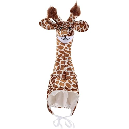 Giraffe Hut süßer Plüsch langer Hals Halloween Kostüme für Kinder mit verstellbarem festem Riemen Tierhut für Jungen Mädchen Giraffe Hut süßer Plüsch langer Hals Halloween Kostüme für Kinder mit verstellbarem festem Riemen Tierhut für Jungen Mädchen von Heidouse