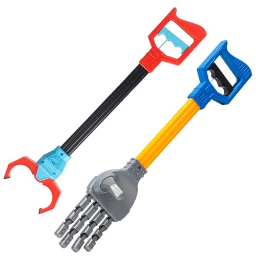 Heidouse 2pcs Toy Grabber Claw für Kinder Ergonomische Roboterhand mit Griff-Bruchresistenten Roboterklaue Plastik Grabber Reacher-Werkzeug für Spielzeug, Flasche, Müll Heidouse 2pcs Toy Grabber Claw für Kinder Ergonomische Roboterhand mit Griff-Bruchresistenten Roboterklaue Plastik Grabber Reacher-Werkzeug für Spielzeug, Flasche, Müll von Heidouse