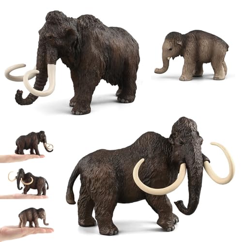 Heidouse 3pcs/Set Mammut Figur, realistische künstliche PVC Altes Mammutspielzeug, Bildungsverzierungsgeschenke für Kinder für Kinder Heidouse 3pcs/Set Mammut Figur, realistische künstliche PVC Altes Mammutspielzeug, Bildungsverzierungsgeschenke für Kinder für Kinder von Heidouse
