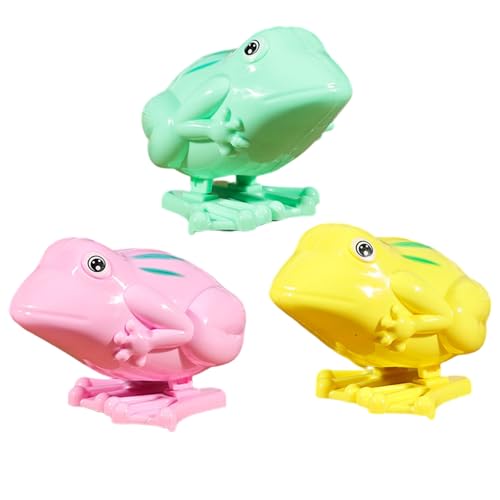 Heidouse 3pcs springende Frösche, Plastik -Cartoon -Uhrwerke winden Sich Frösche, niedliche Kinderspielzeug für Jungen, Mädchen Heidouse 3pcs springende Frösche, Plastik -Cartoon -Uhrwerke winden Sich Frösche, niedliche Kinderspielzeug für Jungen, Mädchen von Heidouse