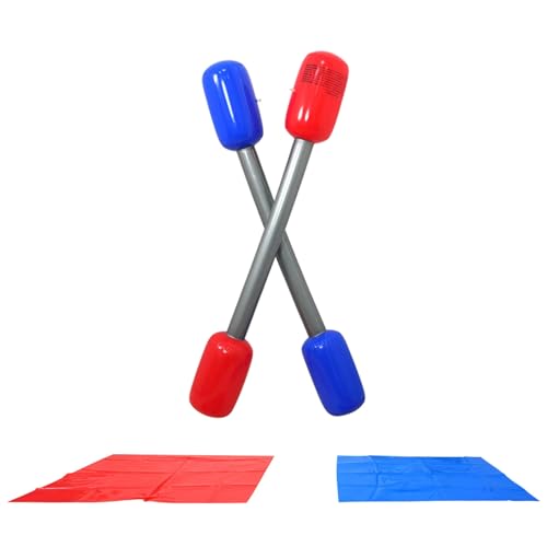 Heidouse 4PCS Kids Outdoor Toys, 56, 3 x 6, 7 Zoll aufblasbare PVC -Pugil -Stöcke und 19, 7 x 18, 9 Zoll Floor Matte, Wiederverwendbare Pool Battle Toys Games für Junge Mädchen Erwachsene Heidouse 4PCS Kids Outdoor Toys, 56, 3 x 6, 7 Zoll aufblasbare PVC -Pugil -Stöcke und 19, 7 x 18, 9 Zoll Floor Matte, Wiederverwendbare Pool Battle Toys Games für Junge Mädchen Erwachsene von Heidouse