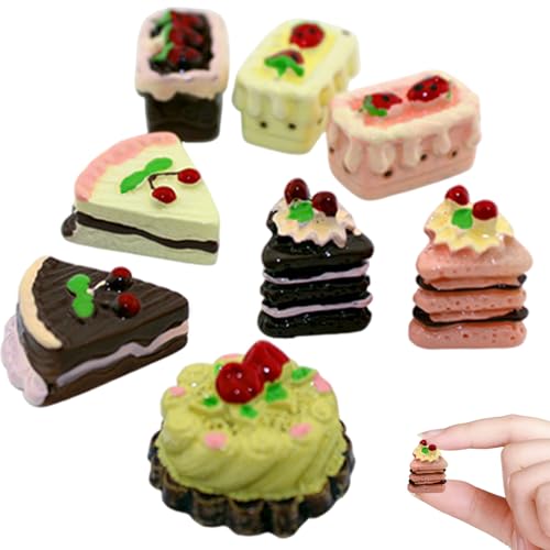 Heidouse 8pcs/Set Miniaturpuppenhauszubehör Mini -Kuchen -Food -Spielzeug Süßkuchenmodell Miniaturmaterial für Puppenhaus Dekoration Accessoires Heidouse 8pcs/Set Miniaturpuppenhauszubehör Mini -Kuchen -Food -Spielzeug Süßkuchenmodell Miniaturmaterial für Puppenhaus Dekoration Accessoires von Heidouse