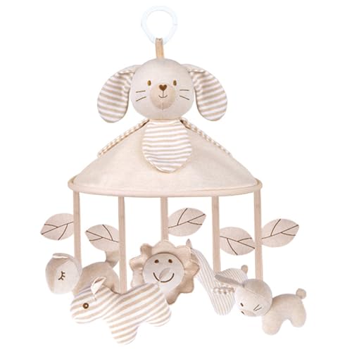 Heidouse Baby Crib Mobile, Spiral Cartoon Crib Spielzeug hängen mit Musikbox und BB Squeaker Rasseln, sicher und weich für Jungen, Mädchengeschenk, Nicht Batterie, Kaninchen Heidouse Baby Crib Mobile, Spiral Cartoon Crib Spielzeug hängen mit Musikbox und BB Squeaker Rasseln, sicher und weich für Jungen, Mädchengeschenk, Nicht Batterie, Kaninchen von Heidouse