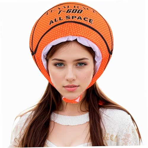Heidouse Basketballhut 13x12 Zoll niedliche Cartoon Soft Plüsch Basketball Kostüm Accessoire Sport Kopfbedeckung für Fotoshootings, Cosplay und Partys Heidouse Basketballhut 13x12 Zoll niedliche Cartoon Soft Plüsch Basketball Kostüm Accessoire Sport Kopfbedeckung für Fotoshootings, Cosplay und Partys von Heidouse