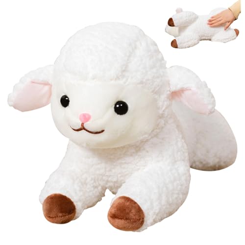 Heidouse Lamm gefülltes Tier süße Cartoon weich 20 Zoll Lamm Plüschspielzeug gemütlich schöne weiße Schafe Plüsch Kissen Puppen Geschenke für Kinder Erwachsene Heidouse Lamm gefülltes Tier süße Cartoon weich 20 Zoll Lamm Plüschspielzeug gemütlich schöne weiße Schafe Plüsch Kissen Puppen Geschenke für Kinder Erwachsene von Heidouse