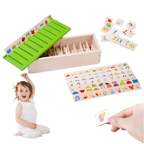 Heidouse Sortieren von Spielzeug für Kleinkinder 1-3, Lernaktivitäten Sortieren Box Montessori Toys Educational Motor Skills Kindergartenspiele für Kindergeburtstag Geschenk Heidouse Sortieren von Spielzeug für Kleinkinder 1-3, Lernaktivitäten Sortieren Box Montessori Toys Educational Motor Skills Kindergartenspiele für Kindergeburtstag Geschenk von Heidouse