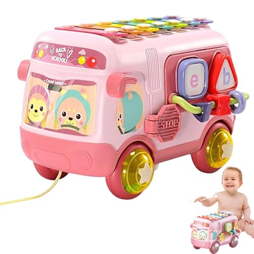 Heidouse Xylophon für Kleinkinder 1-3, Musik sensorische Babybusspielzeug mit Xylophon Formen Sortierer Frühes Bildungsspielzeug für 1 2 Jahre alte Mädchen Jungen Kinder, Red Heidouse Xylophon für Kleinkinder 1-3, Musik sensorische Babybusspielzeug mit Xylophon Formen Sortierer Frühes Bildungsspielzeug für 1 2 Jahre alte Mädchen Jungen Kinder, Red von Heidouse