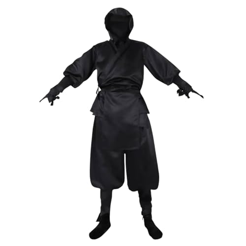 Samurai Kostüm Männer Soft Spandex Samurai Kostüm Cosplay Accessoires für Halloween Party Dress Up, 185 cm Samurai Kostüm Männer Soft Spandex Samurai Kostüm Cosplay Accessoires für Halloween Party Dress Up, 185 cm von Heidouse