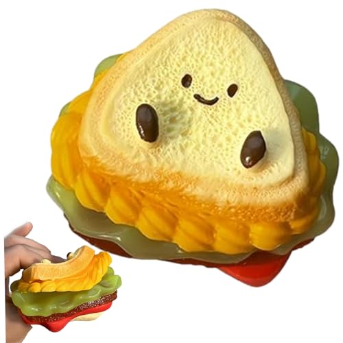 Squeeze -Spielzeug, 3, 2 x 2, 8 Zoll Abnehmbar & Simulationsstressspielzeug mit Sandwichform, Dekompression für Teenager, Erwachsenengeschenk von Heidouse