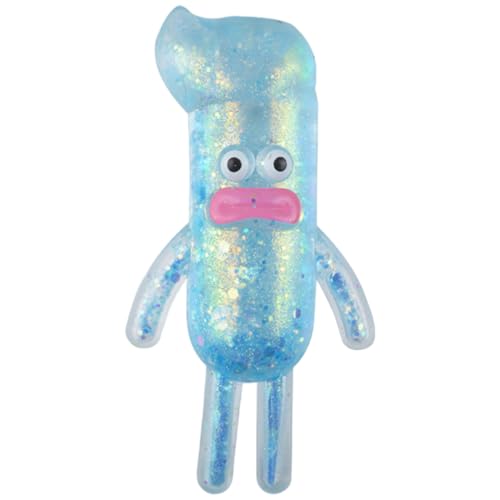 Squish Toys, Glitzer Squeeze Stress Ball, 2,6 x 5,1 Zoll Stressabbau Sensorisches Spielzeug für Erwachsene und Kindergeschenke, zufällige Farbe Squish Toys, Glitzer Squeeze Stress Ball, 2,6 x 5,1 Zoll Stressabbau Sensorisches Spielzeug für Erwachsene und Kindergeschenke, zufällige Farbe von Heidouse