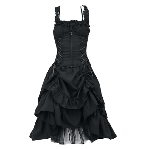 Steampunk Korsettkleider, gotisch hohe niedriges Steampunk -Kleid, Renaissance Victorian Kostüm für Frauen Halloween Party, XXL Steampunk Korsettkleider, gotisch hohe niedriges Steampunk -Kleid, Renaissance Victorian Kostüm für Frauen Halloween Party, XXL von Heidouse