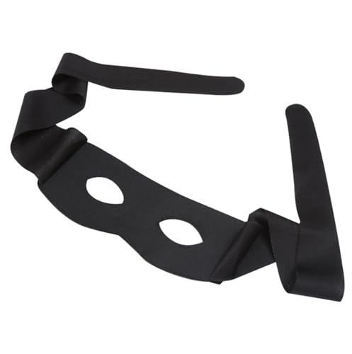 Augenmaske Fasching,Panzerknacker Maske,Schwarze Maske Augen,Schwarz Kostüm Karneval für Herren Damen,Faschings Raveparty Kostüme Accessoires,Räuber und Einbrecher Verkleidung Augenbinde von HeigeSeng