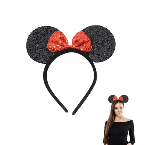 Maus Kostüm Kinder,Damen Mouse Ohren Karneval Haarreif,Erwachsene Faschingskostüme Accessoires,Fasching Kopfschmuck Haarreifen,mit Glitzer Haarschleife Ears Haarschmuck,Mäuseohren Stirnbänder Mädchen Maus Kostüm Kinder,Damen Mouse Ohren Karneval Haarreif,Erwachsene Faschingskostüme Accessoires,Fasching Kopfschmuck Haarreifen,mit Glitzer Haarschleife Ears Haarschmuck,Mäuseohren Stirnbänder Mädchen von HeigeSeng