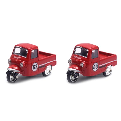 Heiikiuy 2X Vintage-Dreirad-Modell, Dreirad-Verzierung, Dreirad-Auto, Modellauto-Ornament, Desktop-Auto-Ornamente, Statue-A Heiikiuy 2X Vintage-Dreirad-Modell, Dreirad-Verzierung, Dreirad-Auto, Modellauto-Ornament, Desktop-Auto-Ornamente, Statue-A von Heiikiuy