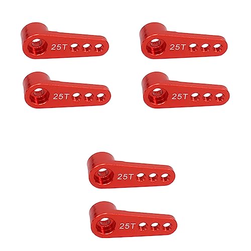 Heiikiuy 6 Stuecke 25 T Lenk Servo Arm Kits Metall Teile Fuer 1/8 1/10 Rc Modell Auto/Boot Futaba Redcat Axial Heiikiuy 6 Stuecke 25 T Lenk Servo Arm Kits Metall Teile Fuer 1/8 1/10 Rc Modell Auto/Boot Futaba Redcat Axial von Heiikiuy
