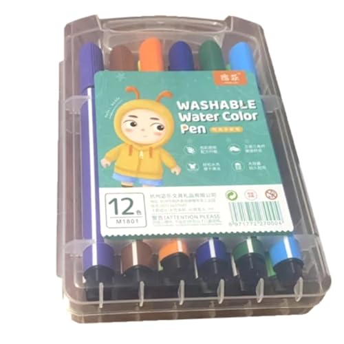 Heiikiuy Set mit 6 Pinseln und 12 intelligenten Malrobotern für Kinder. von Heiikiuy