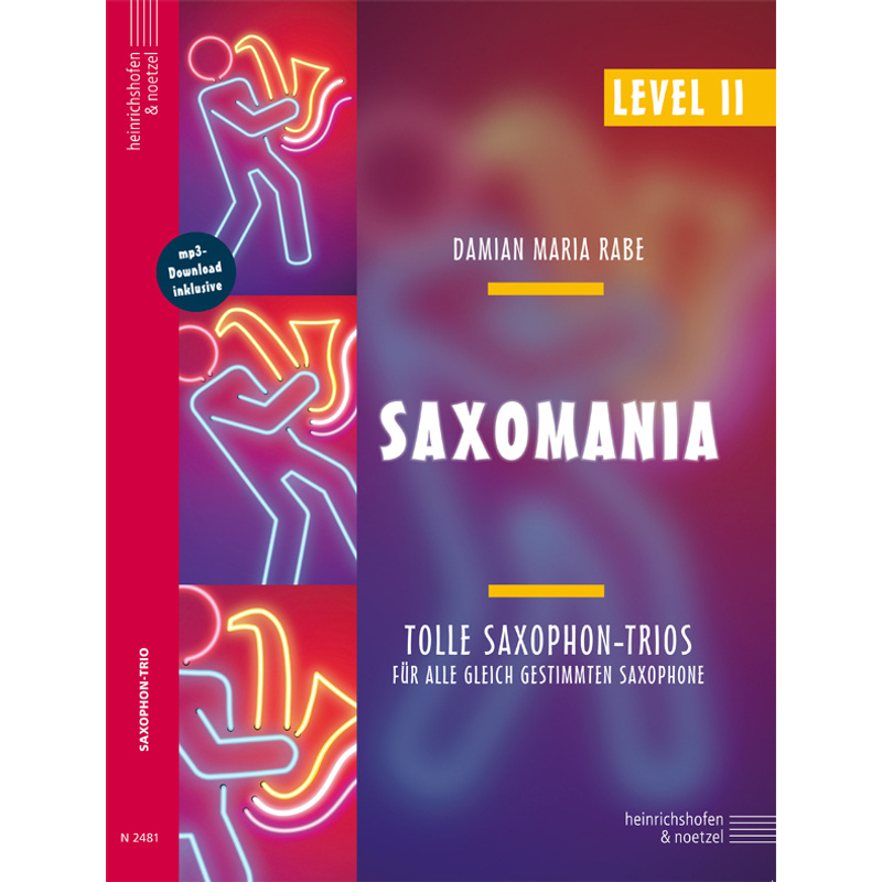 Saxomania - Level II, Partitur und Stimmen von Heinrichshofen