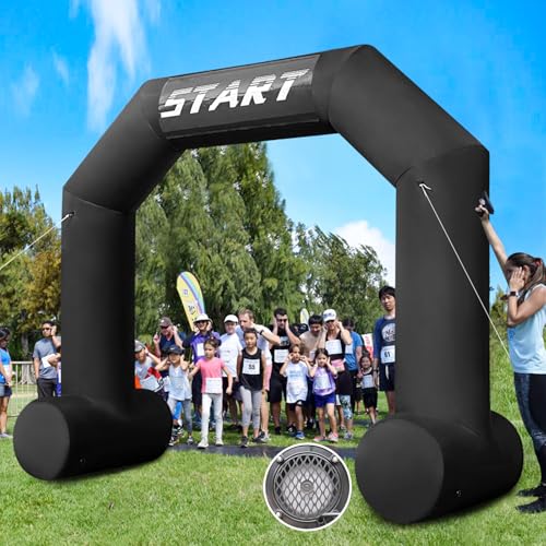 13Ft Inflatable Arch Black with Start Finish Line Banners Inflatable Archway with Powerful Blower Outdoor Hexagon Blow up Arch for Marathons, Fundraisers, Outdoor Advertising Commerce 13Ft Inflatable Arch Black with Start Finish Line Banners Inflatable Archway with Powerful Blower Outdoor Hexagon Blow up Arch for Marathons, Fundraisers, Outdoor Advertising Commerce von Heipigo