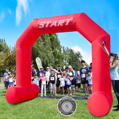 13Ft Inflatable Arch Red with Start Finish Line Banners Inflatable Archway with Powerful Blower Outdoor Hexagon Blow up Arch for Marathons, Fundraisers, Outdoor Advertising Commerce 13Ft Inflatable Arch Red with Start Finish Line Banners Inflatable Archway with Powerful Blower Outdoor Hexagon Blow up Arch for Marathons, Fundraisers, Outdoor Advertising Commerce von Heipigo