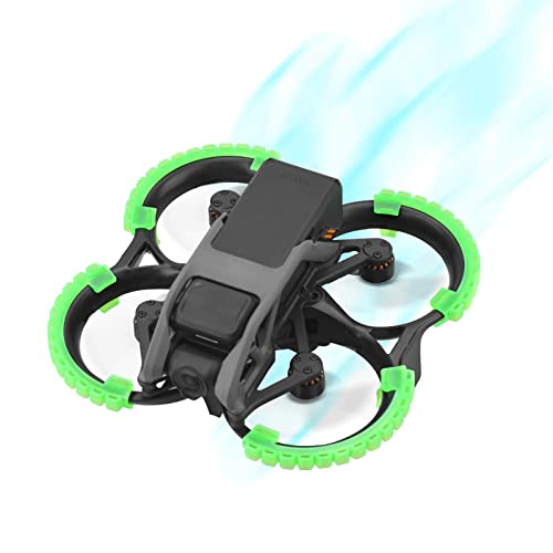 HeiyRC AVATA Propellerschutz, Stoßstangenschutz, Anti-Kollisions-Schutzhülle für DJI Avata-Zubehör (4 Stück, grün) von HeiyRC