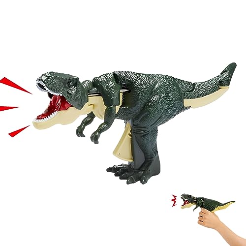 Hekasvm Dinosaurier Spielzeug Schaukelnd, 2023 Hot Spielzeuge für Kinder, Lustige Dinosaurier Pistole Mit Swaying Kopf & Schwanz, Kinderspielzeug, Dinosaurier Figuren (1) von Hekasvm
