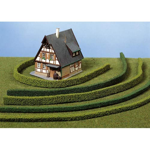 HEKI 1185 Flexible Hecken dunkelgrün 7mm hoch 3 Stück von HEKI