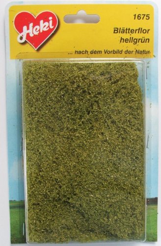 HEKI 1675 Leaf Blatt-Flor, Größe: 28 x 14 cm, Farbe: Hellgrün, lichtgrün, M von HEKI