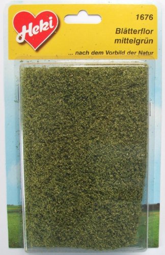 HEKI 1676 Leaf Blatt-Flor, Größe: 28 x 14 cm, Farbe: Mittelgrün, M von HEKI