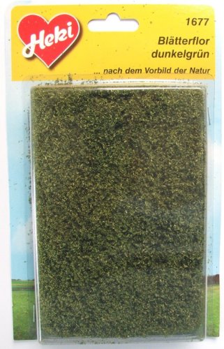 HEKI 1677 Leaf Blatt-Flor, Größe: 28 x 14 cm, Farbe: Dunkelgrün, S von HEKI
