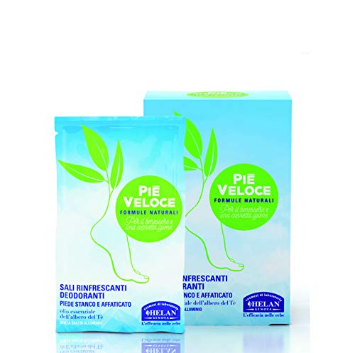 Helan - Piè Veloce erfrischende Salze mit ätherischen Ölen, 6 Packungen à 50 g, insgesamt 300 g Helan - Piè Veloce erfrischende Salze mit ätherischen Ölen, 6 Packungen à 50 g, insgesamt 300 g von Helan