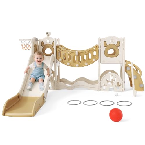 Helangel Kinder Schaumstoff bausteine, Softbausteine Klettern Kinder Montessori Spielzeug Indoor-Spaß, Riesenbausteine zum Klettern & Toben (Sechsteiliges Set - Schwamm + Stoffbezug - Macaron) von Helangel