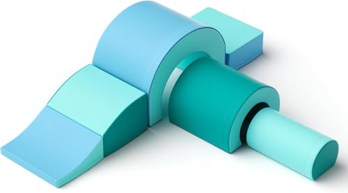 Helangel Kinder Schaumstoffbausteine, Indoor-Kletterblöcke, Kinderklettergerüste, Riesenbausteine zum Toben und Klettern, ((Light Blue)) von Helangel