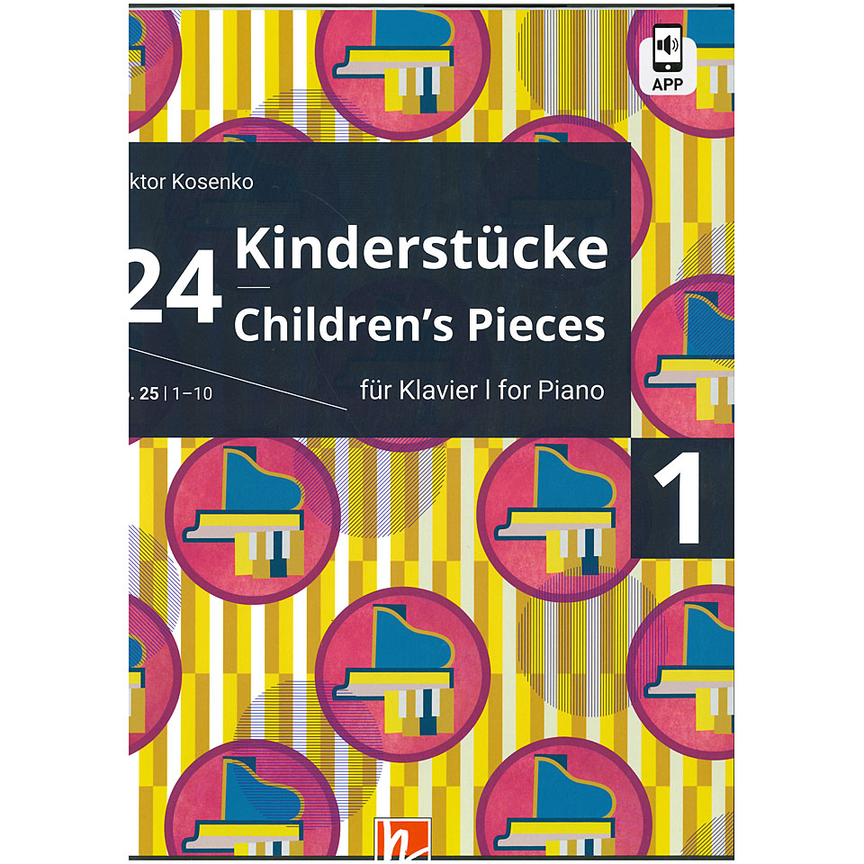 Helbling 24 Kinderstücke Band 1 Nr. 1 - 10 Notenbuch Helbling 24 Kinderstücke Band 1 Nr. 1 - 10 Notenbuch von Helbling