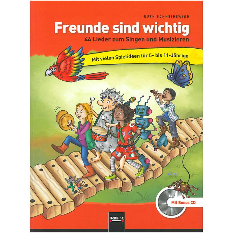 Helbling Freunde sind wichtig - 44 Lieder zum Singen und Mu Notenbuch von Helbling