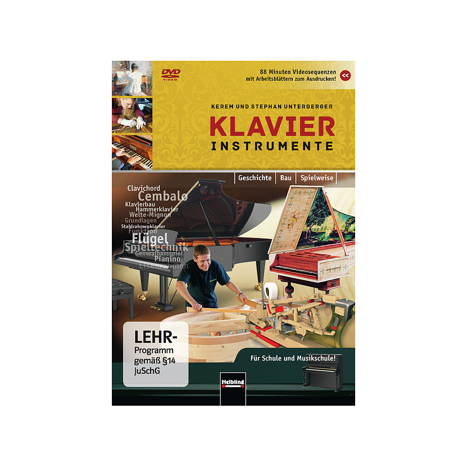 Helbling Klavierinstrumente - Geschichte - Bau - Spielweise DVD von Helbling