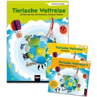 Tierische Weltreise 1 und 2, Buch m. 2 Audio-CDs von Helbling